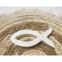 Gastgeschenke / Fische - Taufe - Kommunion - Konfirmation - Firmung - „Schön, dass du da bist“ - handgefertigt, Deko