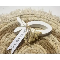 Gastgeschenke / Fische - Taufe - Kommunion - Konfirmation - Firmung - „Schön, dass du da bist“ - handgefertigt, Deko