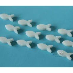 Gastgeschenke FISCHE - Seifenfische zur Kommunion, Konfirmation, Taufe - 50 Stück