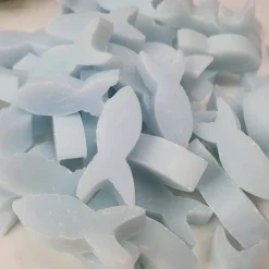 Gastgeschenke FISCHE Kommunion Taufe BLAU - 50 Stück