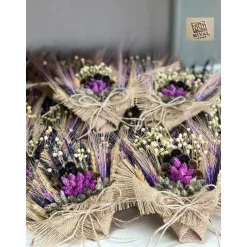 Gastgeschenke Trockenblumenstrauß Trockenblumenbouguet Geschenke lavendel