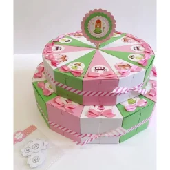 Gastgeschenk-Torte mit Prinzessinmotiv –  12 oder 24 Stück – individuell personalisierbar