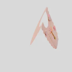 Geburt Glückwunschkarte zur Geburt im Latz-Design Rosa