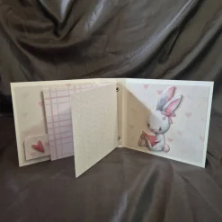 Geburtsbüchlein / Geburt / süßer Hase / Geschenk zur Geburt / Erinnerungsstück / Schmetterling / Baby