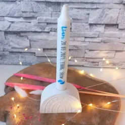 Geburtskerze personalisiert – Geschenk zur Geburt für Jungen & Mädchen