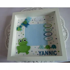 Geburtsrahmen/Geschenk zur Geburt/Taufe, Bilderrahmen personalisiert/ individualisierbar mit den Geburtsdaten