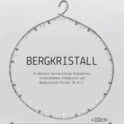 Geburtsstein April - Fensterdeko mit Heilstein Bergkristall - Karte zum Geburtstag oder zur Geburt