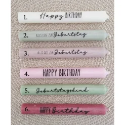 Geburtstag Geburtstagsgeschenk Haus / Lichthaus Kerzenhalter rund Stabkerze Kerzenbox Holzbox Mitbringsel