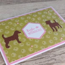 Geburtstag Glückwunschkarte für Hundefreunde