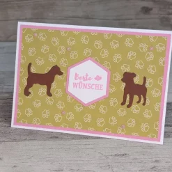 Geburtstag Glückwunschkarte für Hundefreunde