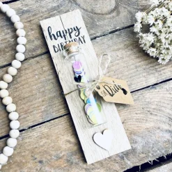 Geburtstag im Glas. Happy Birthday. Geldgeschenk mit Konfetti für deine Herzensmenschen.