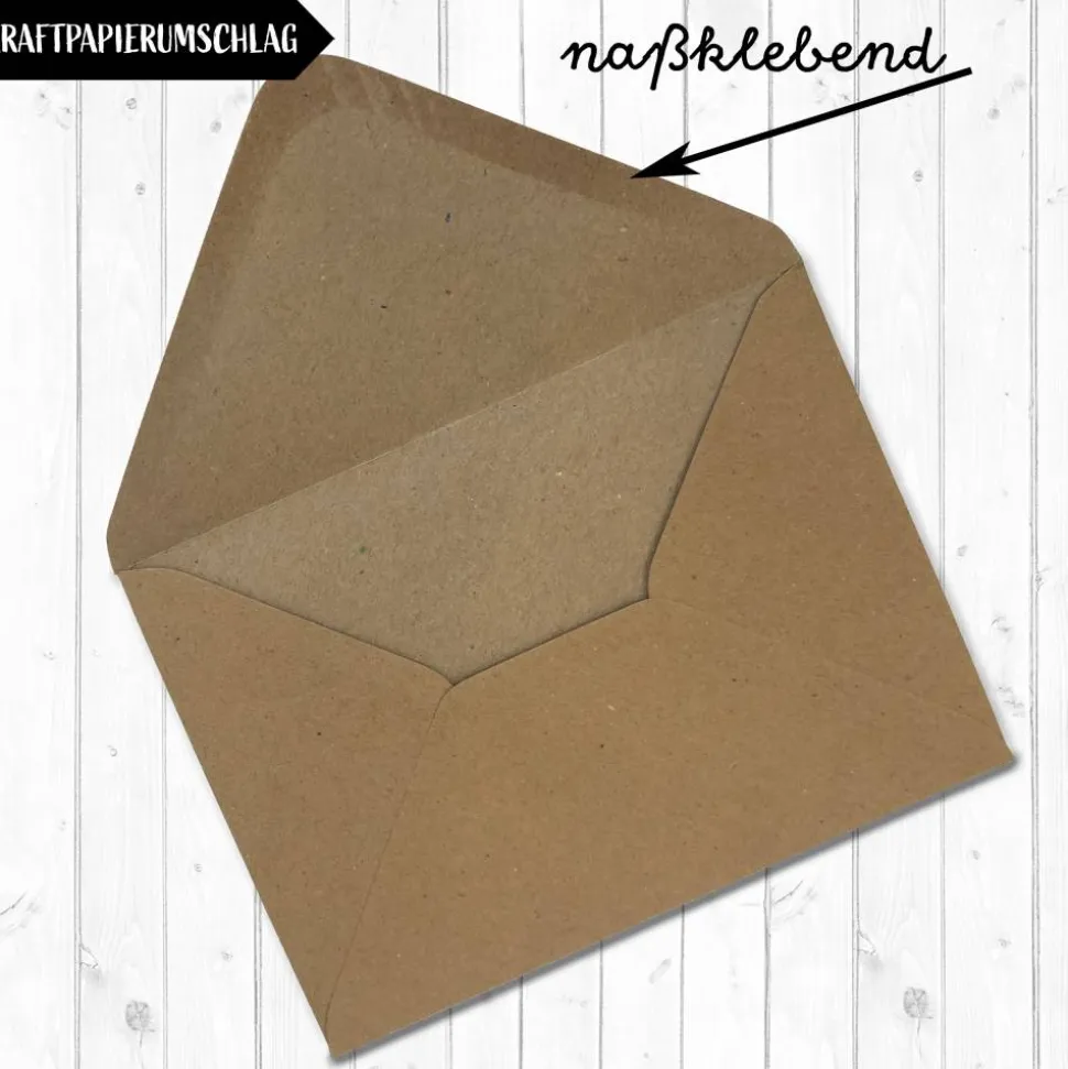 Geburtstag-Karte inklusive Briefumschlag