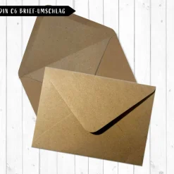 Geburtstag-Karte inklusive Briefumschlag