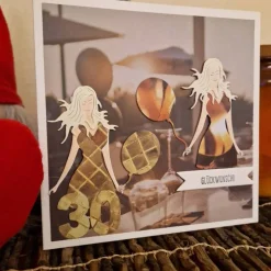 Geburtstagkarten für Frauen / 30. Geburtstag / Geburtstagskarte 30er / Geburtstagskarten 30 Jahre / Karte zum 30ziger