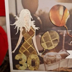 Geburtstagkarten für Frauen / 30. Geburtstag / Geburtstagskarte 30er / Geburtstagskarten 30 Jahre / Karte zum 30ziger