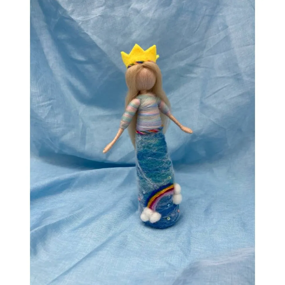 Geburtstagsfee, Regenbogenfee, Geburtstagstisch, Kindergarten , Geburtstagstisch, Waldorf, Filzfee