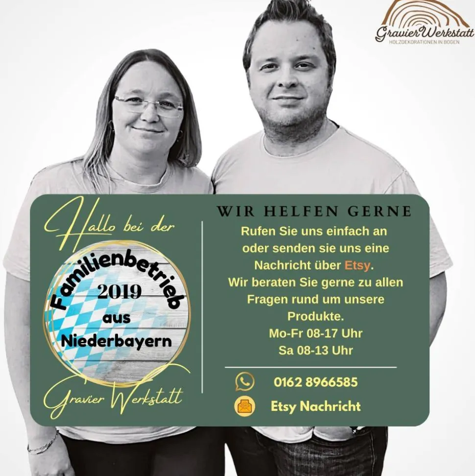 Geburtstagsgeschenk Holzschild personalisiert mit Namen und dem Alter ( Jedes Alter)