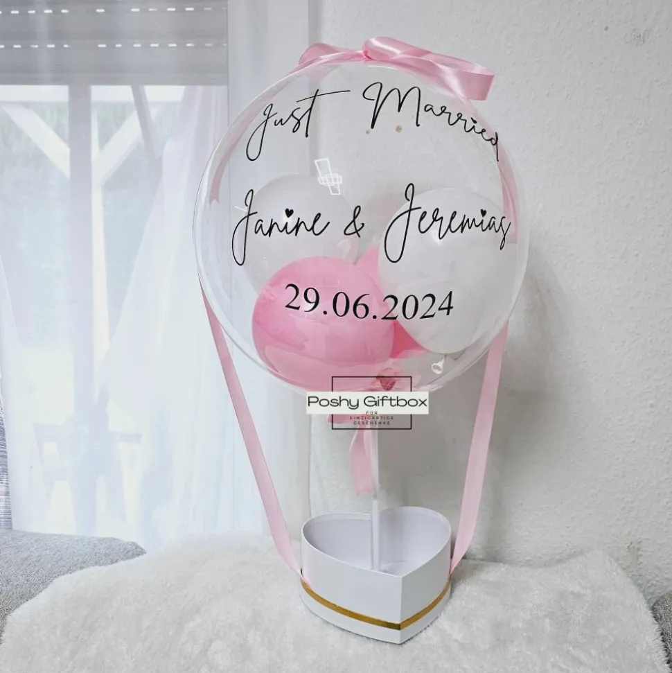 Geburtstagsgeschenk/Hochzeitstag Geschenk/Ballongeschenk /Geschenk Frauen/Männer/Ballon personalisiert/Luftballons