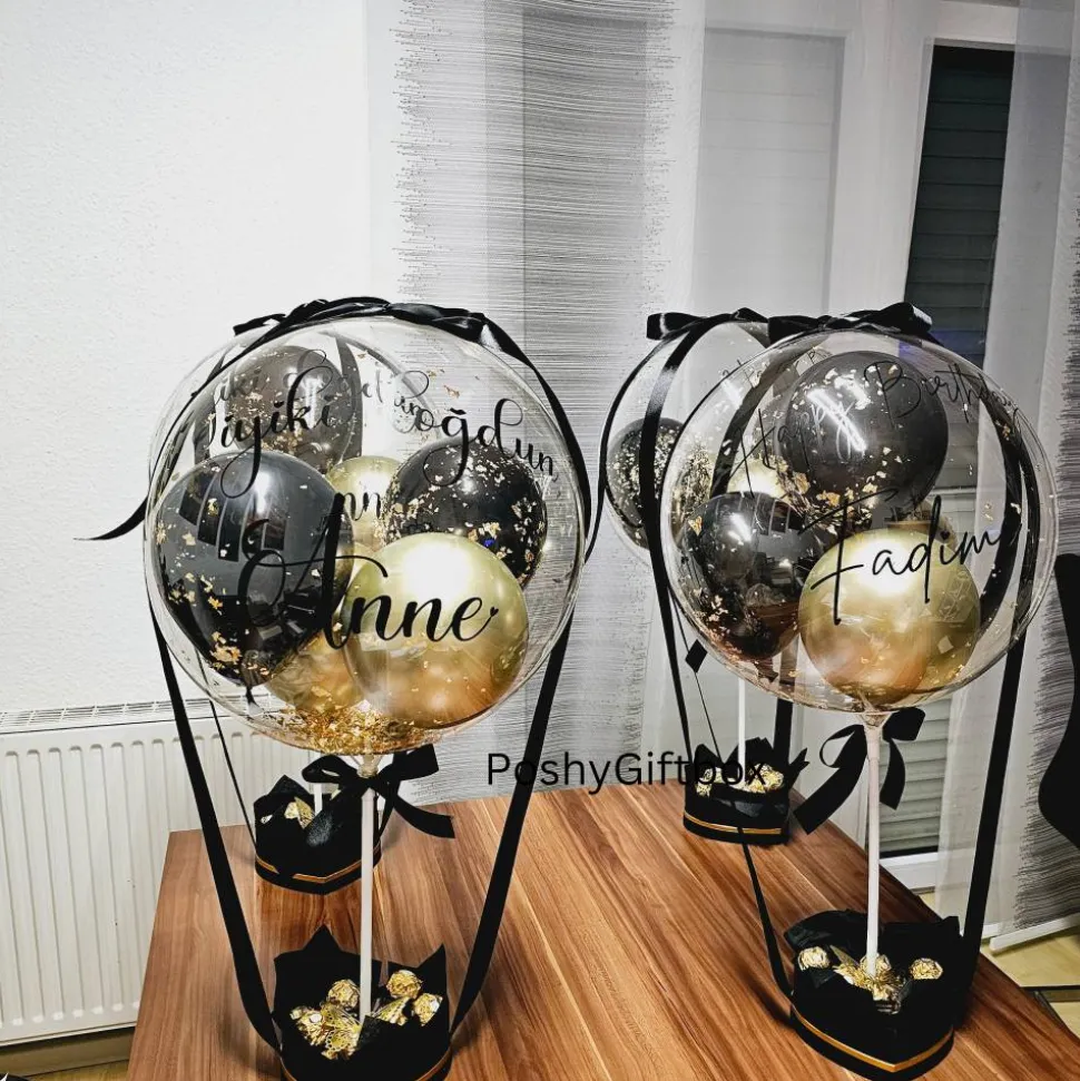 Geburtstagsgeschenk/Hochzeitstag Geschenk/Ballongeschenk /Geschenk Frauen/Männer/Ballon personalisiert/Luftballons