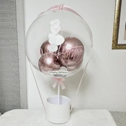 Geburtstagsgeschenk/Hochzeitstag Geschenk/Ballongeschenk /Geschenk Frauen/Männer/Ballon personalisiert/Ballonbox