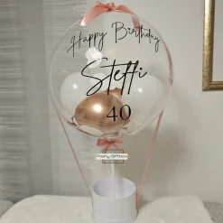 Geburtstagsgeschenk/Hochzeitstag Geschenk/Ballongeschenk /Geschenk Frauen/Männer/Ballon personalisiert/Ballonbox