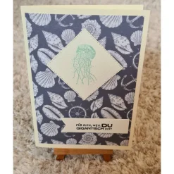 Geburtstagskarte " Für Dich,weil Du Gigantisch bist " Meerestiere