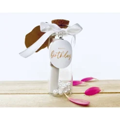 Geburtstagskarte / Karte zum Geburtstag / Glückwunschkarte / Flaschenpost