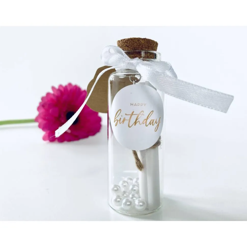Geburtstagskarte / Karte zum Geburtstag / Glückwunschkarte / Flaschenpost