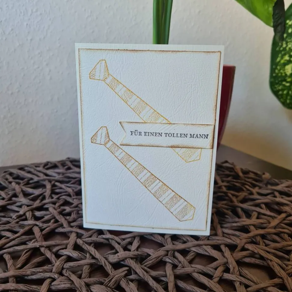 Geburtstagskarte - Krawatten - Für einen tollen Mann