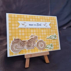 Geburtstagskarte - Motorrad - Thank You Dad - Gras