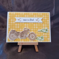 Geburtstagskarte - Motorrad - Thank You Dad - Gras
