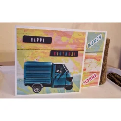 Geburtstagskarte / Sommer / Beach / Geburtstagsgeschenk / Urlaub Geburtstagskarte / Sommerliche Geburtstagskarte