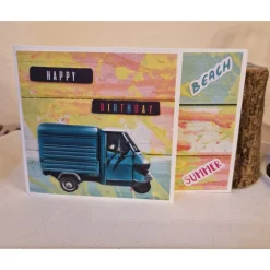 Geburtstagskarte / Sommer / Beach / Geburtstagsgeschenk / Urlaub Geburtstagskarte / Sommerliche Geburtstagskarte