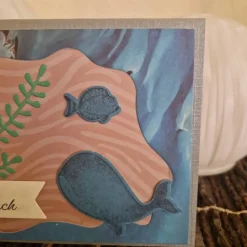 Geburtstagskarte / Wal / Unterwassermotiv / Meeresmotiv / maritime Geburtstagskarte / Meereslandschaft / Wassertiere