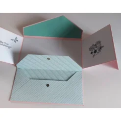 Geburtstagskarte, Clutch-Karte, Gutscheinkarte, Geldkarte