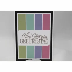 Geburtstagskarte "Colourblocking"