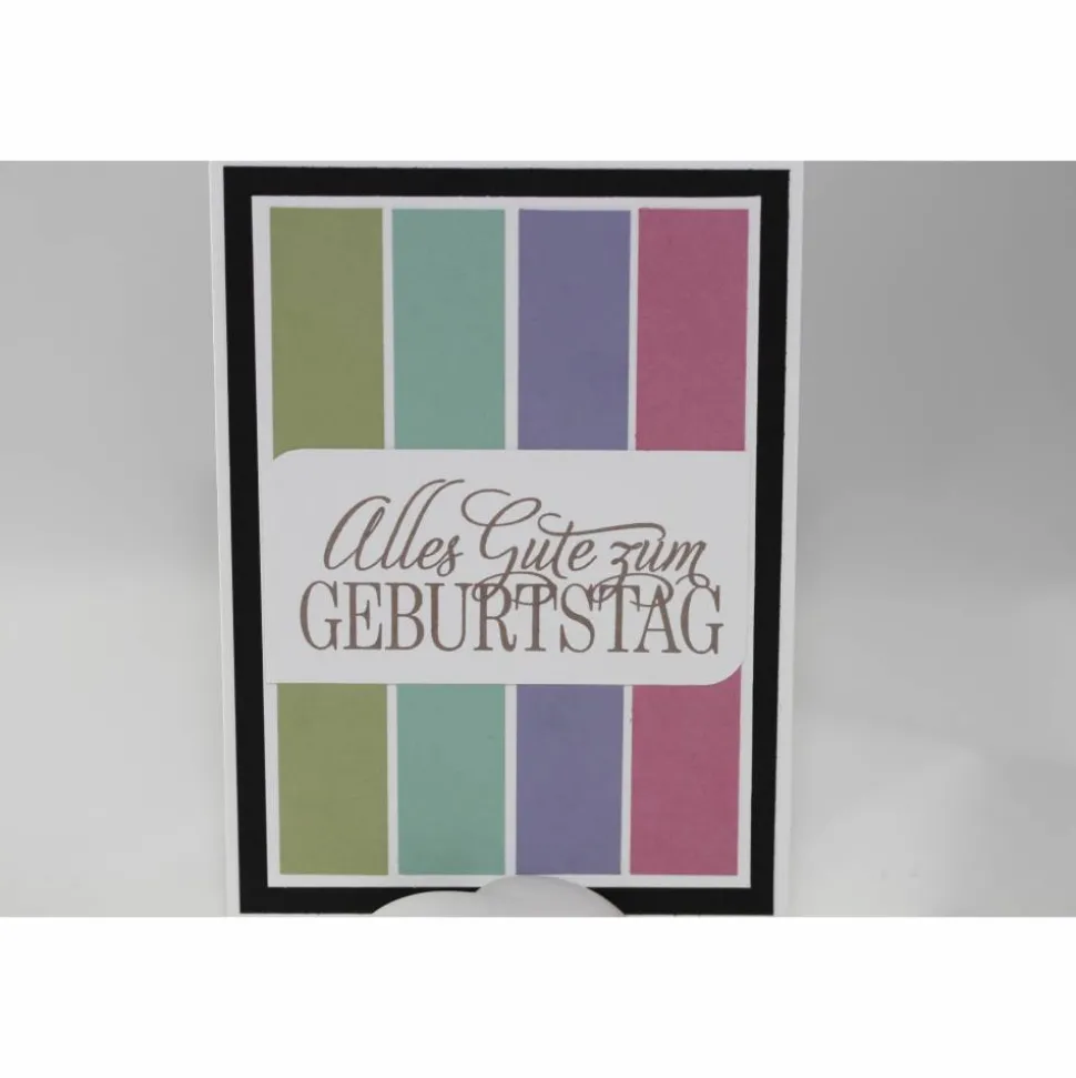 Geburtstagskarte "Colourblocking"
