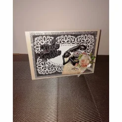 Geburtstagskarte für eine Frau oder einen Mann, vintage