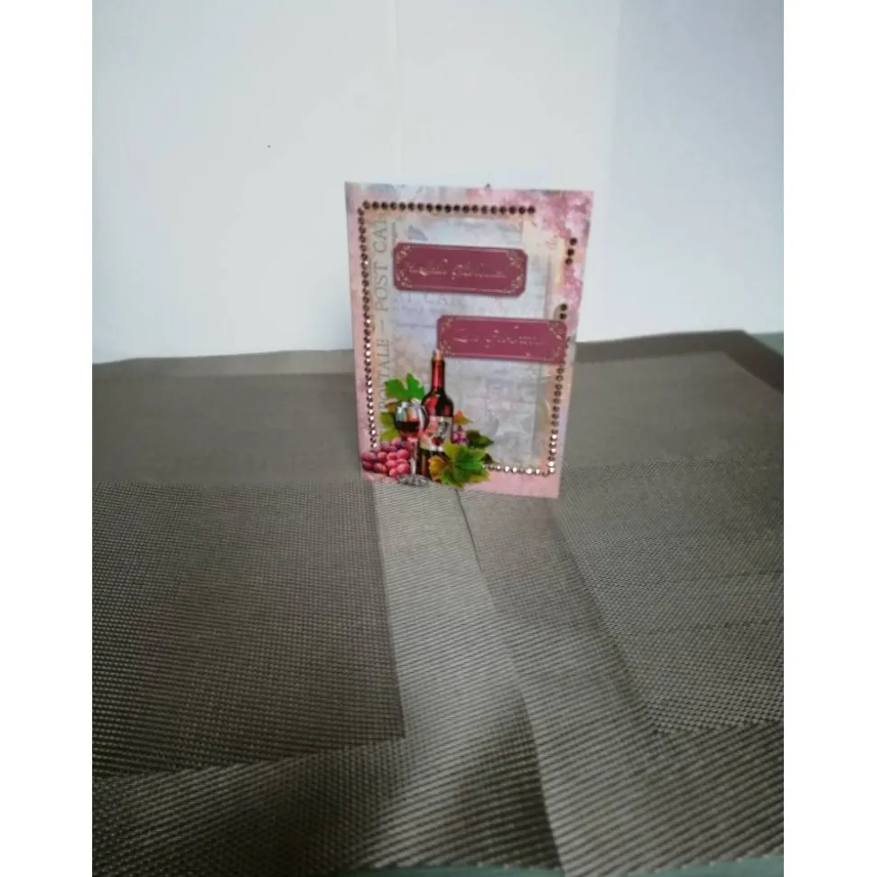 Geburtstagskarte für eine Frau oder einen Mann, Weinliebhaber