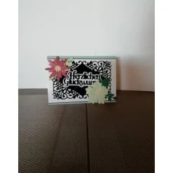 Geburtstagskarte für eine Frau mit Blumen