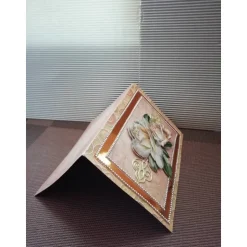 Geburtstagskarte für eine Frau mit Zartlachsfarbenen Rosen