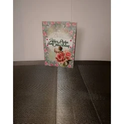 Geburtstagskarte für eine Frau mit lachsfarbenen Rosen