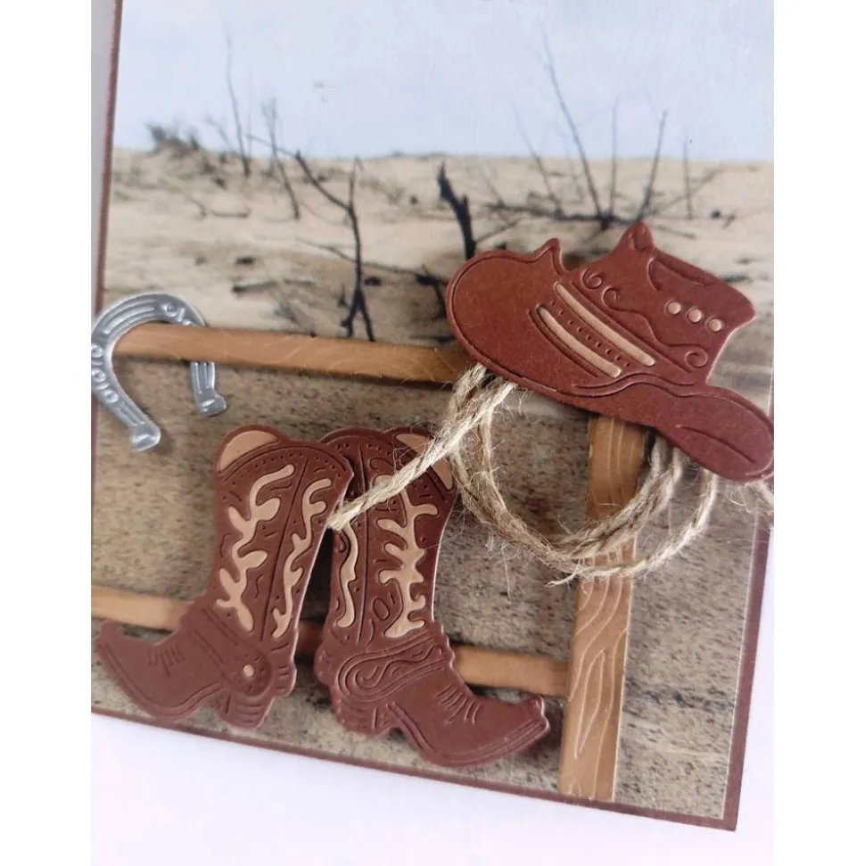 Geburtstagskarte für einen Mann, Männerkarte," Westernreiter, Cowboy"