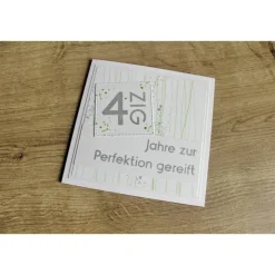 Geburtstagskarte für runde Geburtstage "Zur Perfektion gereift"