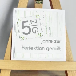 Geburtstagskarte für runde Geburtstage 