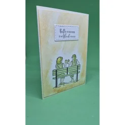 Geburtstagskarte Freundin / Karte Kaffee Spruch / Freundschaftskarte Geburtstag / Grußkarte Freundin Motiv