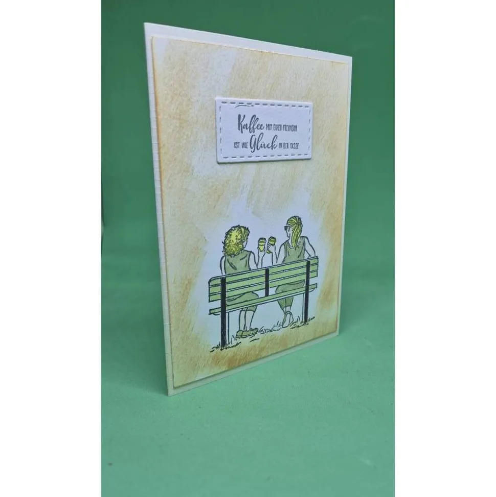 Geburtstagskarte Freundin / Karte Kaffee Spruch / Freundschaftskarte Geburtstag / Grußkarte Freundin Motiv