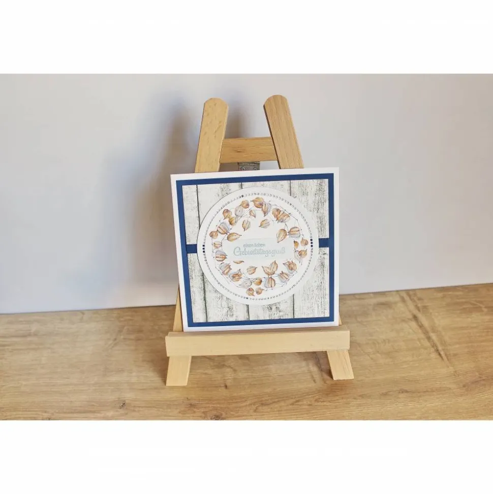 Geburtstagskarte, Glückwunschkarte "Physalis" aus der Manufaktur Karla