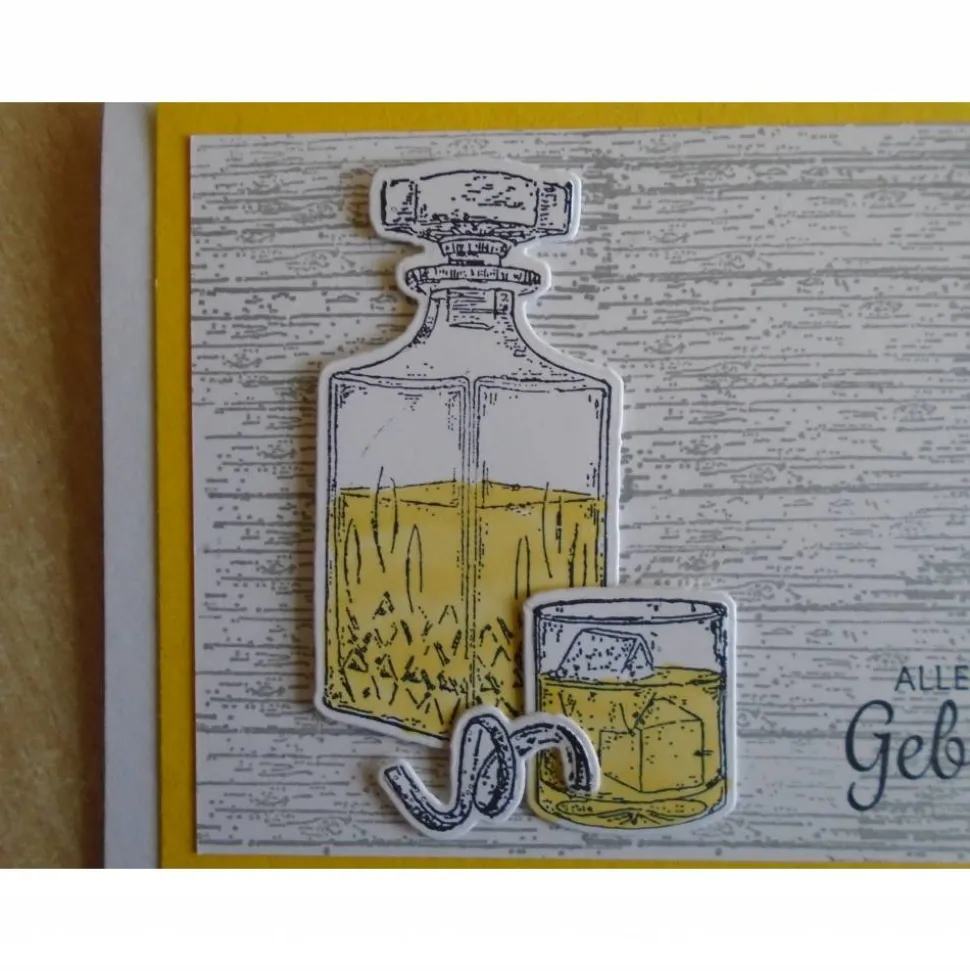 Geburtstagskarte Glückwunschkarte Geburtstag Männer Grußkarte Mann Whiskey Whiskeykarte