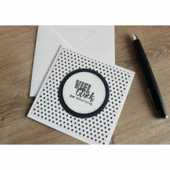 Geburtstagskarte, Glückwunschkarte "Viel Glück" aus der Manufaktur Karla